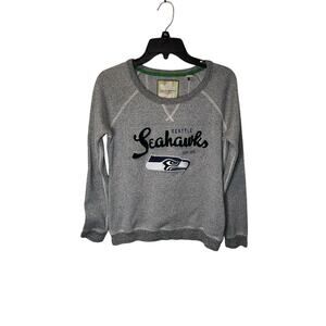 Tommy Bahama Seattle Seahawks Women’s Gray Embroidered Sweater Sweatshirt Small